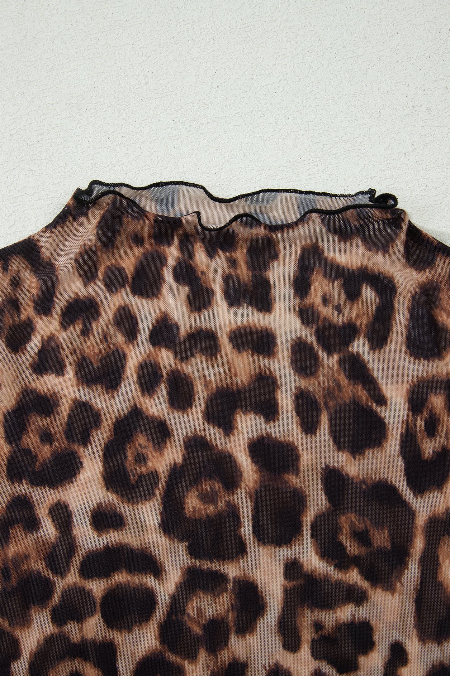 Florence Mesh Top-Leopard